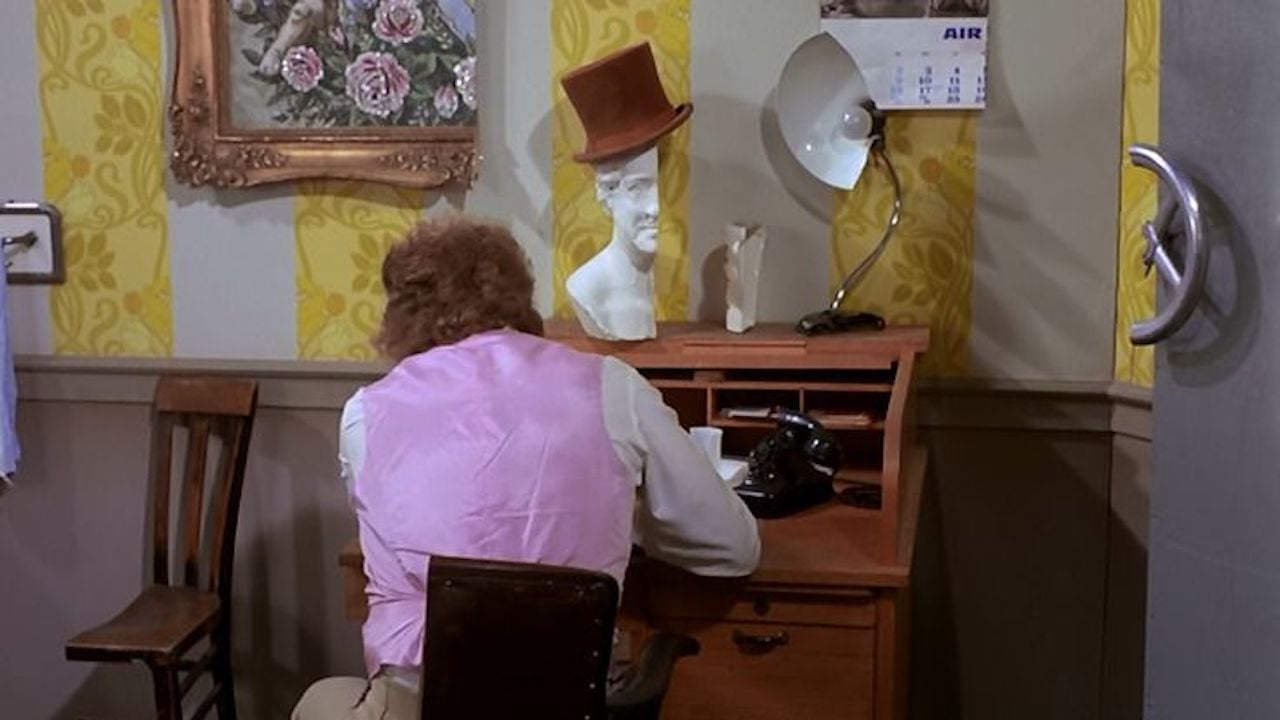 La oficina a la mitad de Willy Wonka.