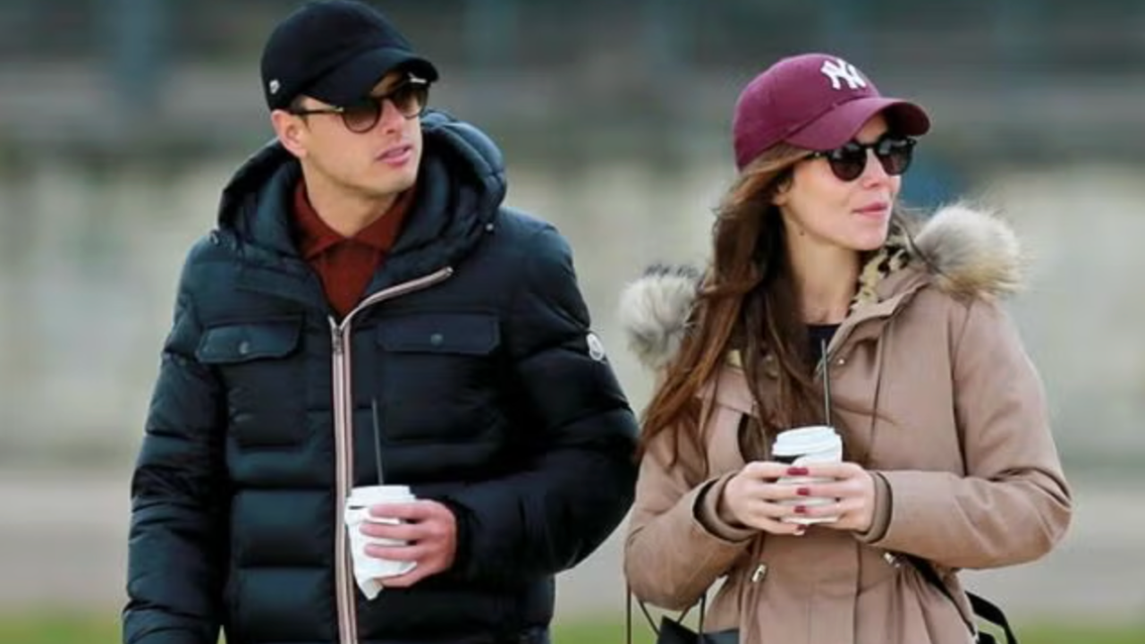 'Chicharito' Hernández y Camila Sodi.