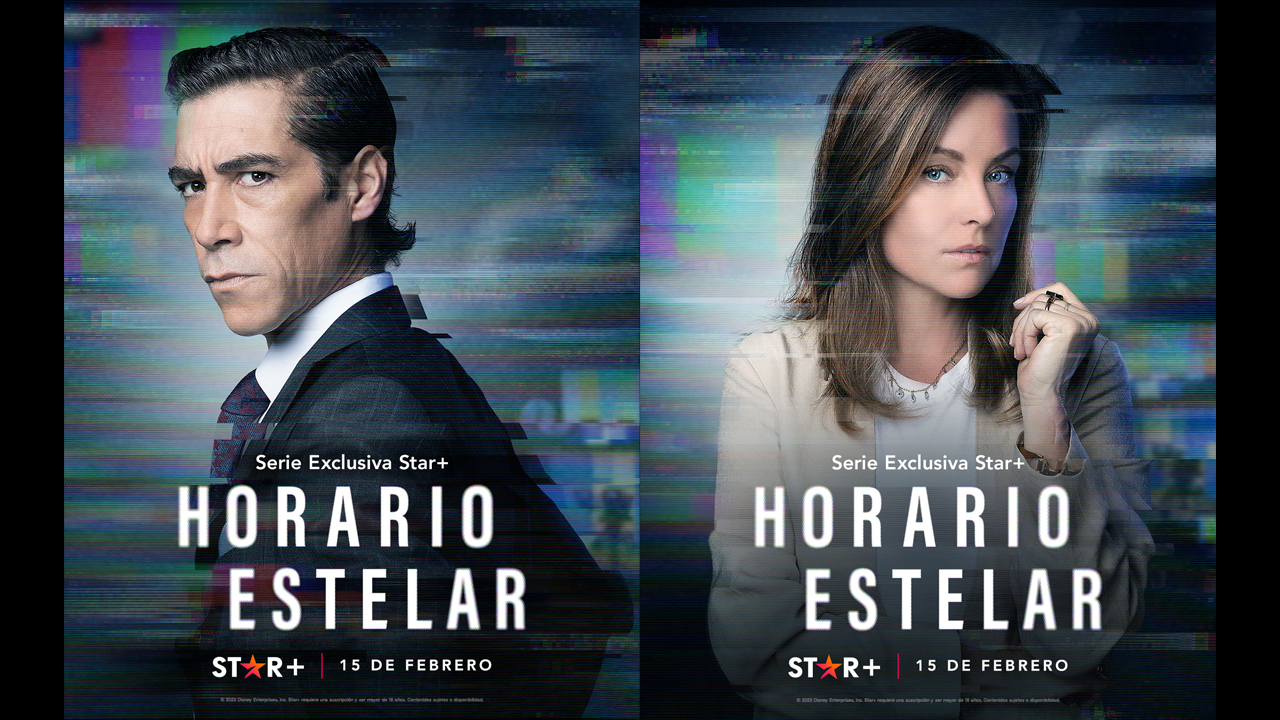 Óscar Jaenada y Ludwika Paleta como Ramiro del Solar y Bernarda Díaz.