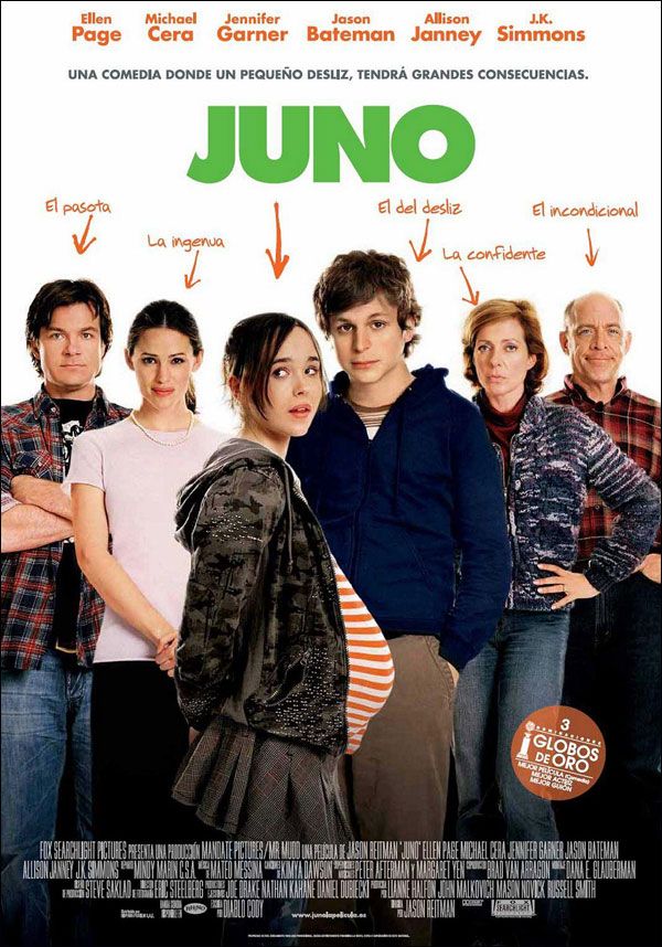 Reparto de la película Juno - Crecer, correr y tropezar : directores ...