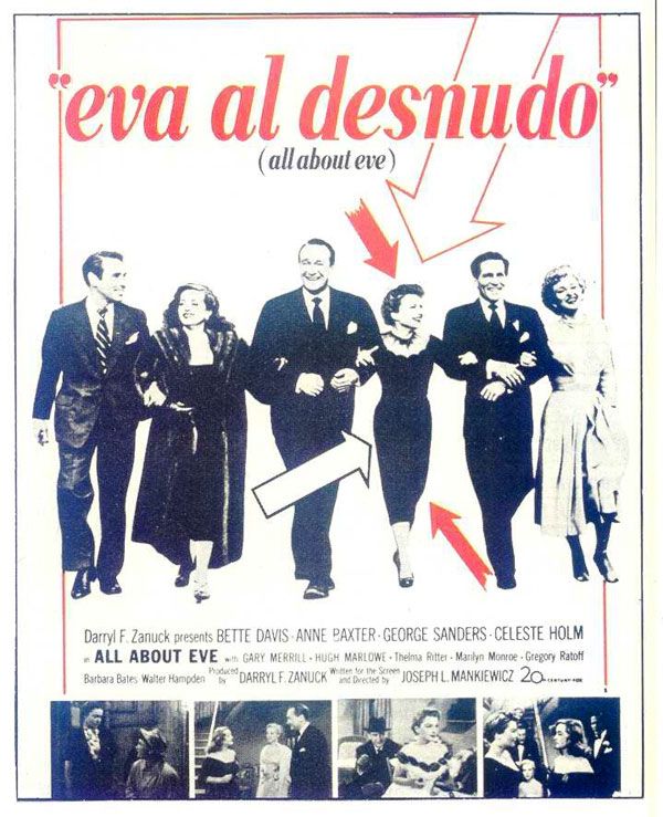 Eva al desnudo - Película 1950.mx
