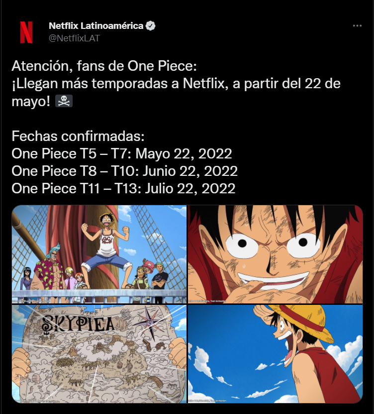 Netflix Confirma Fecha De Estreno Para Las Nuevas Temporadas De 'One ...