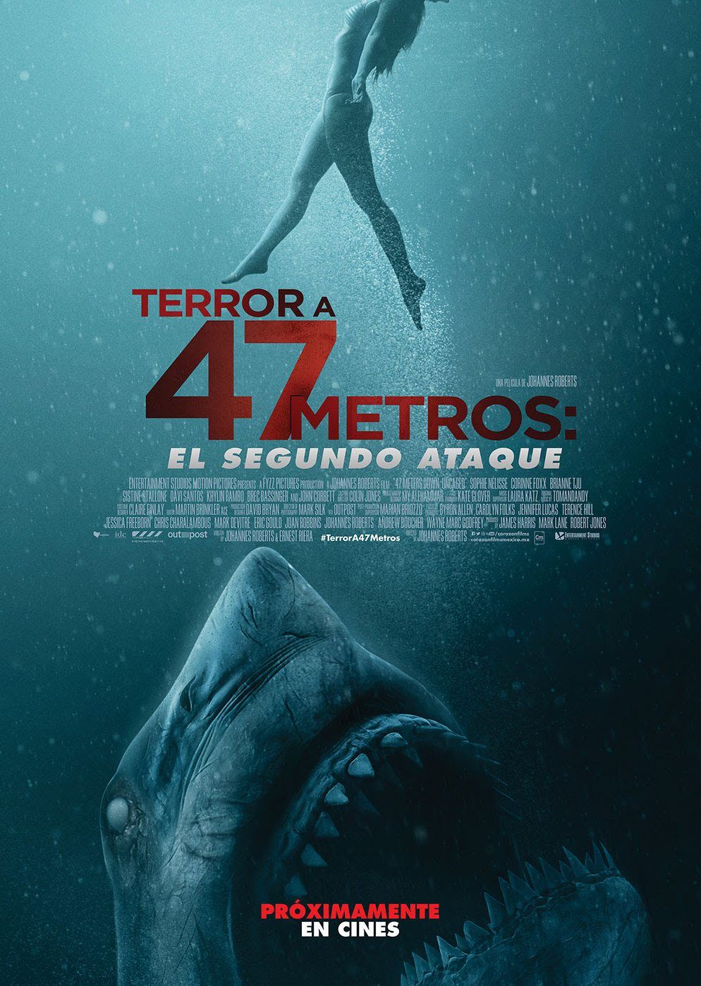 Terror a 47 metros: El segundo ataque - Película 2018.mx