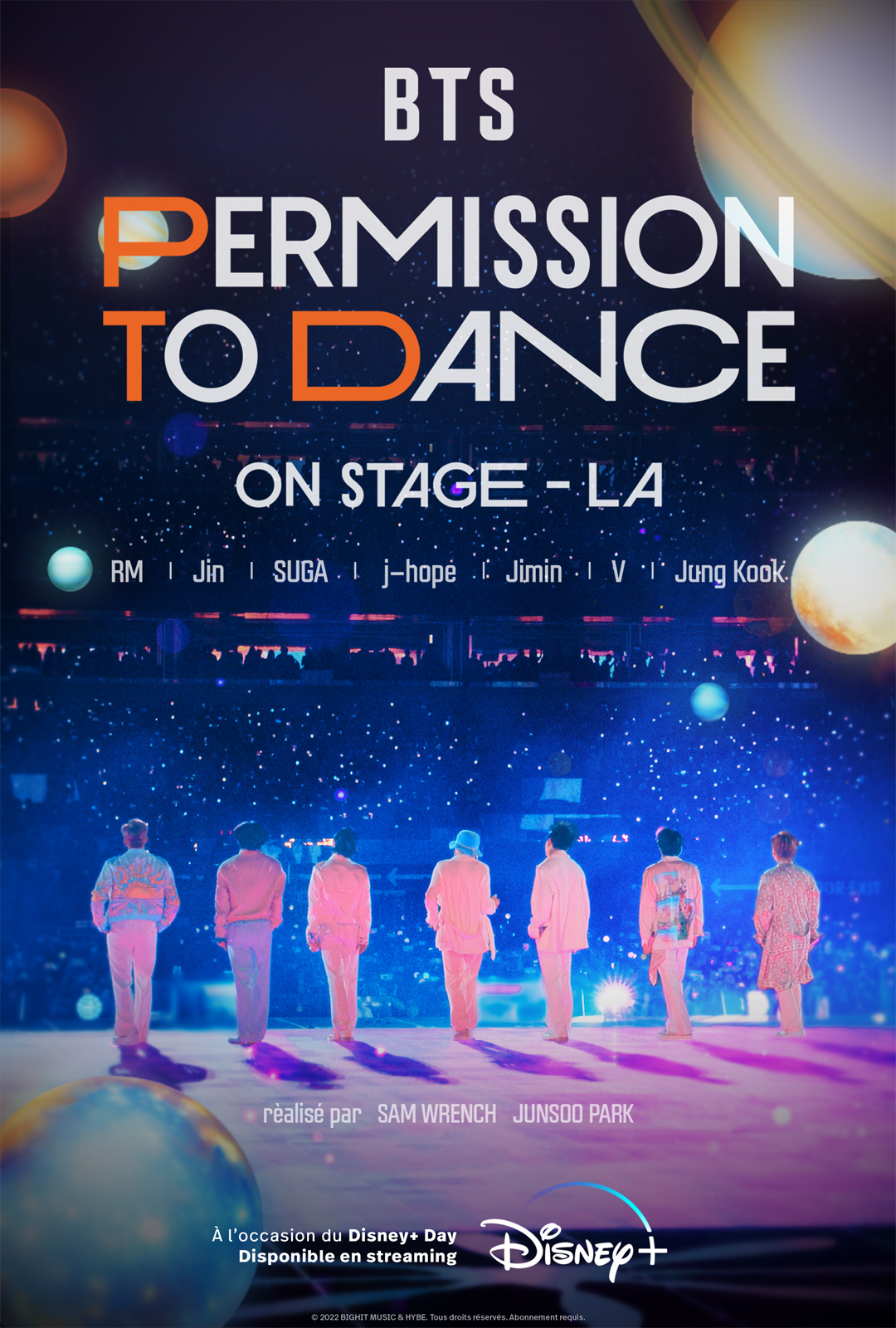 Cartel De La Pel Cula Bts Permission To Dance On Stage La Foto Por Un Total De