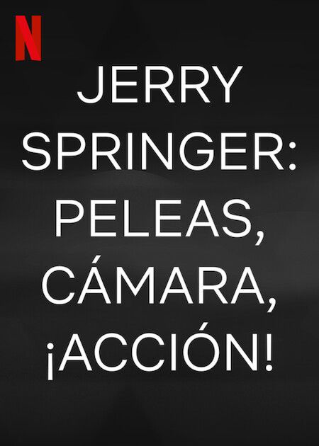 Jerry Springer: Peleas, cámara, ¡acción! : Póster