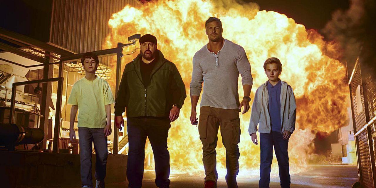 Foto Banks Pierce, Kevin James, Alan Ritchson, Benjamin Pajak