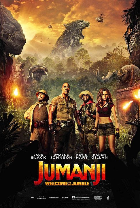 Jumanji: En la selva : Póster