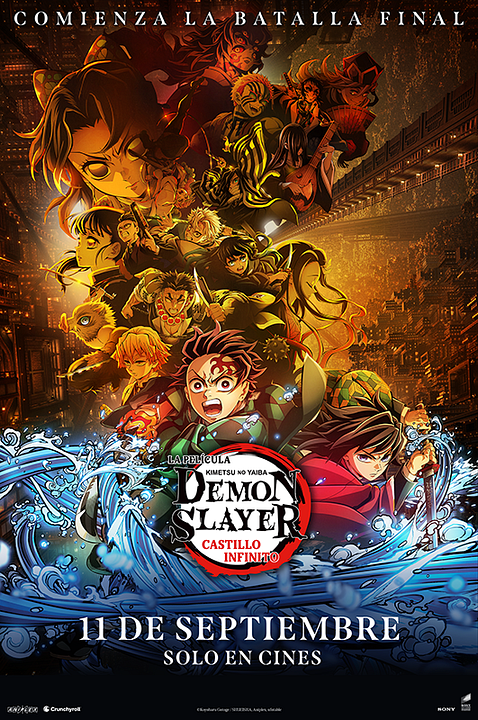 Demon Slayer Kimetsu no Yaiba: Castillo Infinito : Póster