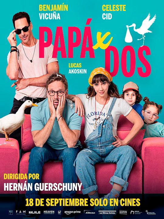 Papá x dos : Póster