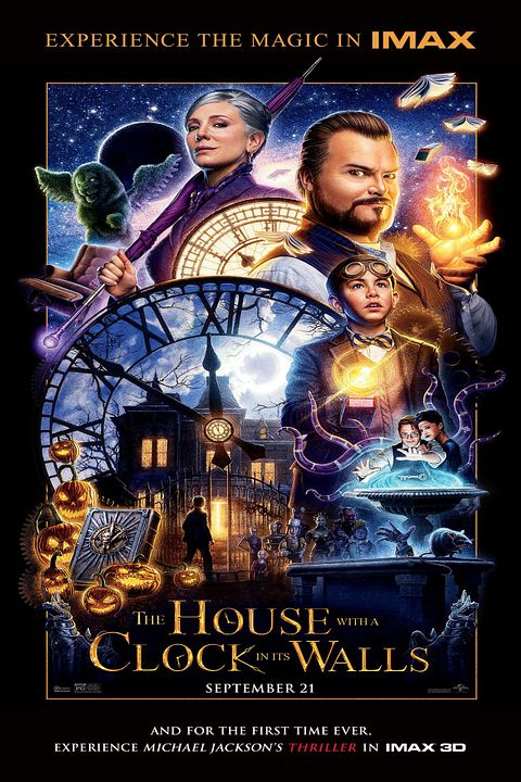 La casa con un reloj en sus paredes : Póster