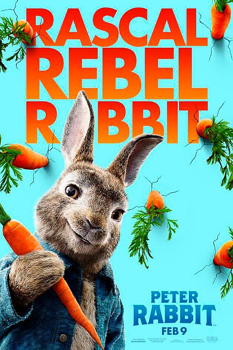 Las travesuras de Peter Rabbit : Póster