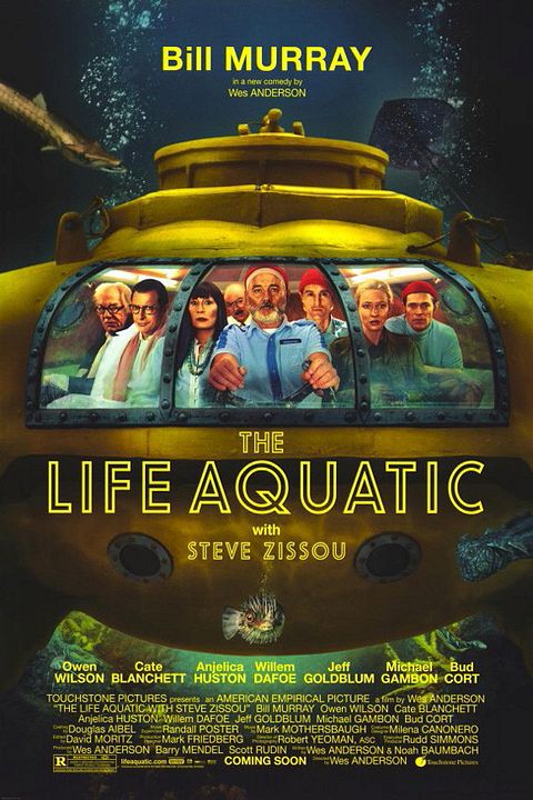 La vida acuática con Steve Zissou : Póster