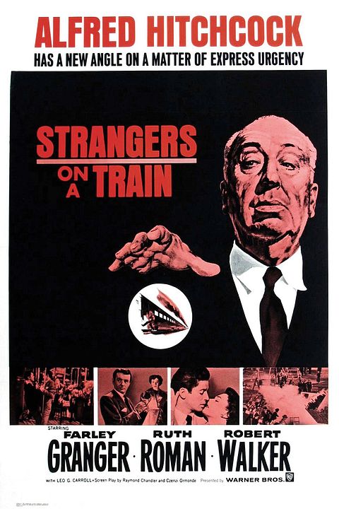 Strangers on a train : Póster