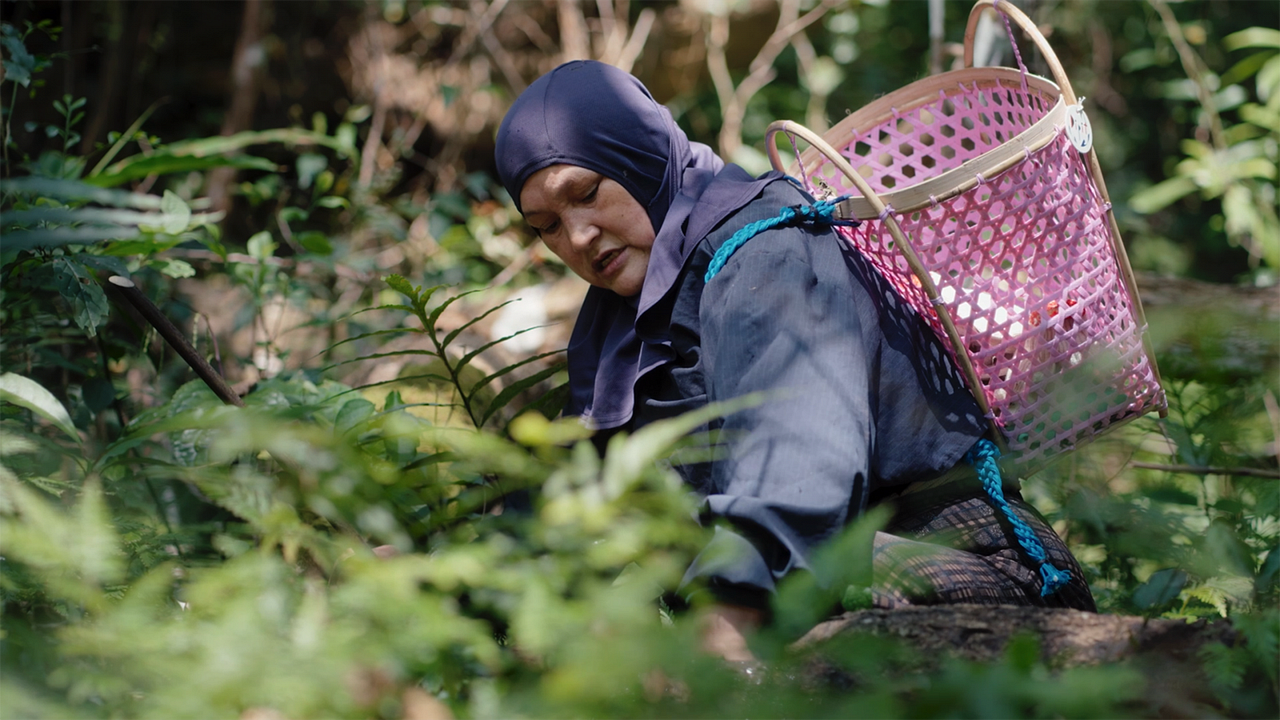 The Woman Carrying the Prey : Foto