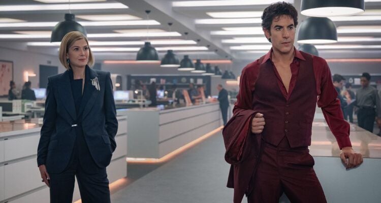 Las damas primero : Foto Rosamund Pike, Sacha Baron Cohen