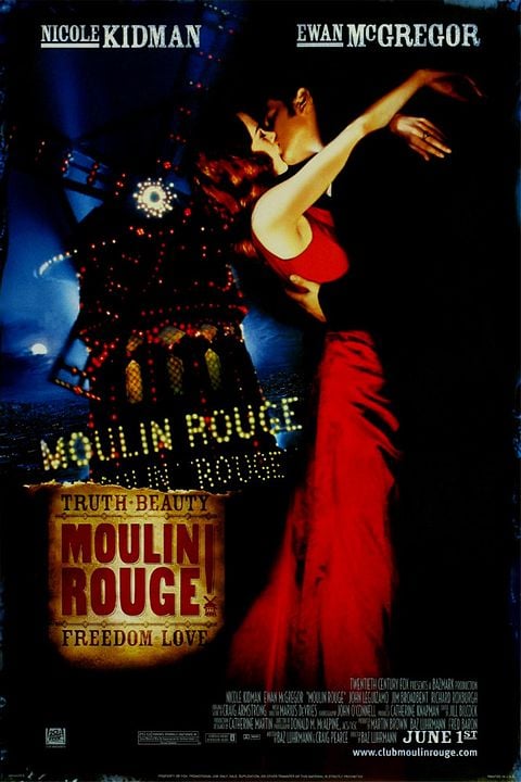 Moulin Rouge: Amor en rojo : Póster