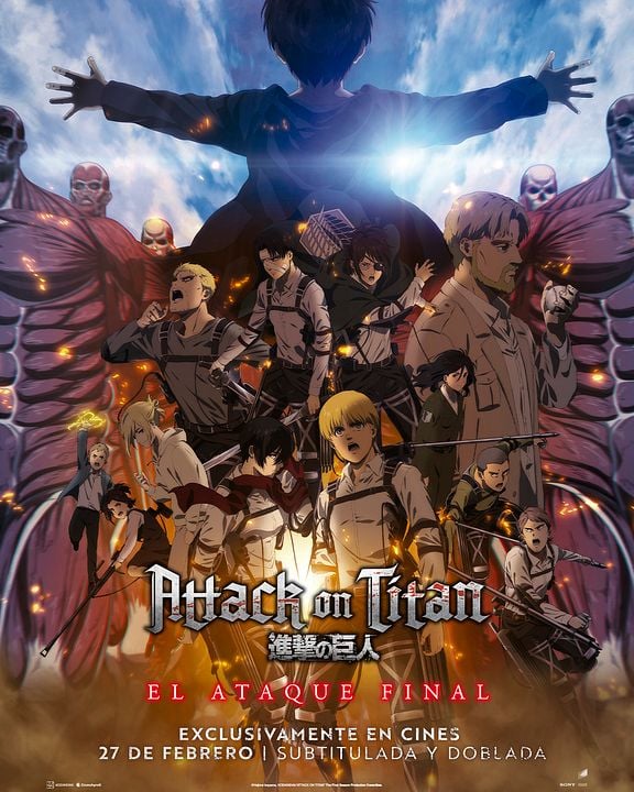Attack on Titan: EL ATAQUE FINAL : Póster