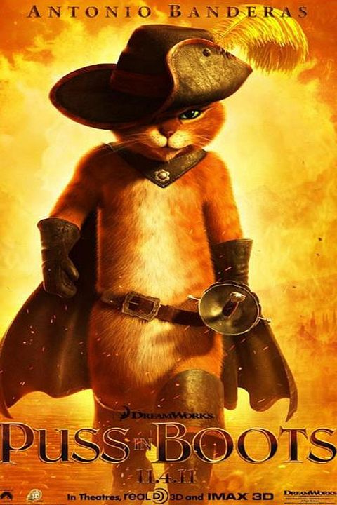 Gato con botas : Póster