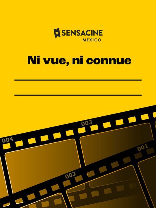 Ni vue, ni connue : Póster