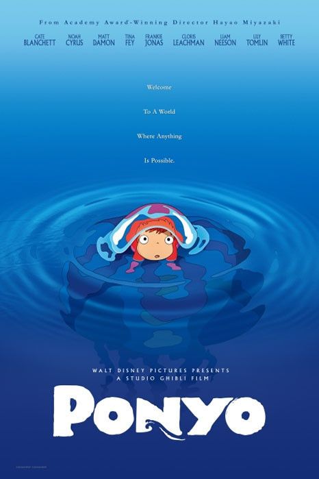 Ponyo y el secreto de la sirenita : Póster