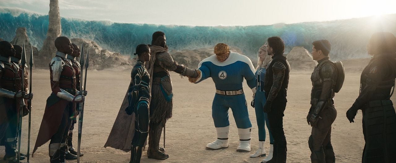 Avengers: Doomsday : Foto Ebon Moss-Bachrach, Sebastian Stan, Vanessa Kirby, Letitia Wright, Hannah John-Kamen, Winston Duke, Danny Ramirez