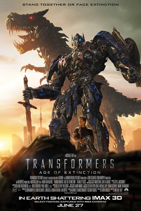 Transformers: La era de la extinción : Póster