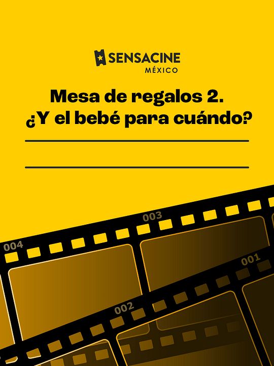 Mesa de regalos 2. ¿Y el bebé para cuándo? : Póster