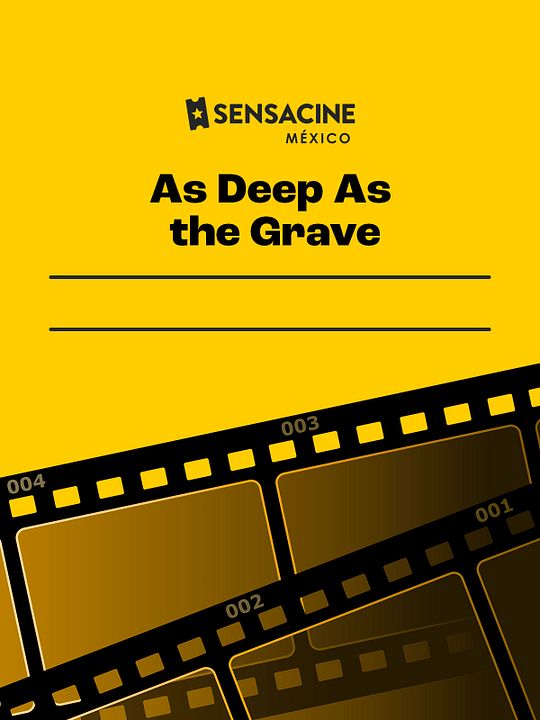 As Deep As the Grave : Póster