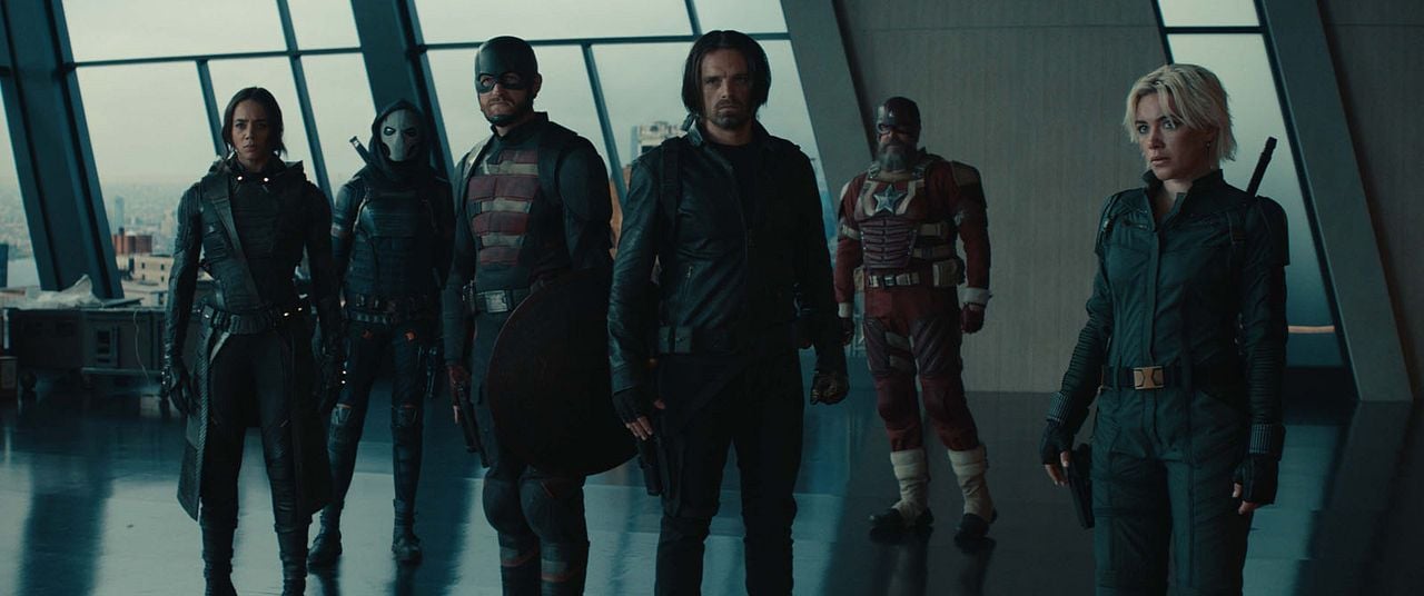 Thunderbolts* : Foto Florence Pugh, Olga Kurylenko, David Harbour, Sebastian Stan, Wyatt Russell, Hannah John-Kamen