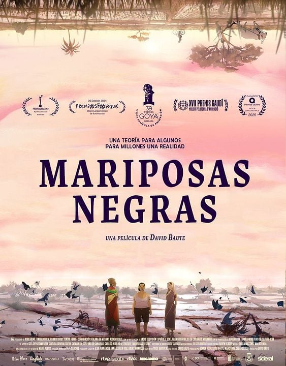 Mariposas negras : Póster