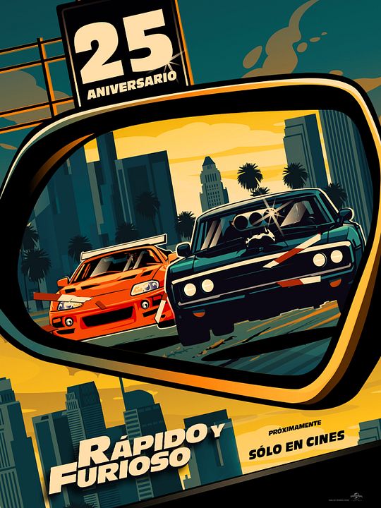 Rápido y Furioso: 25° Aniversario : Póster