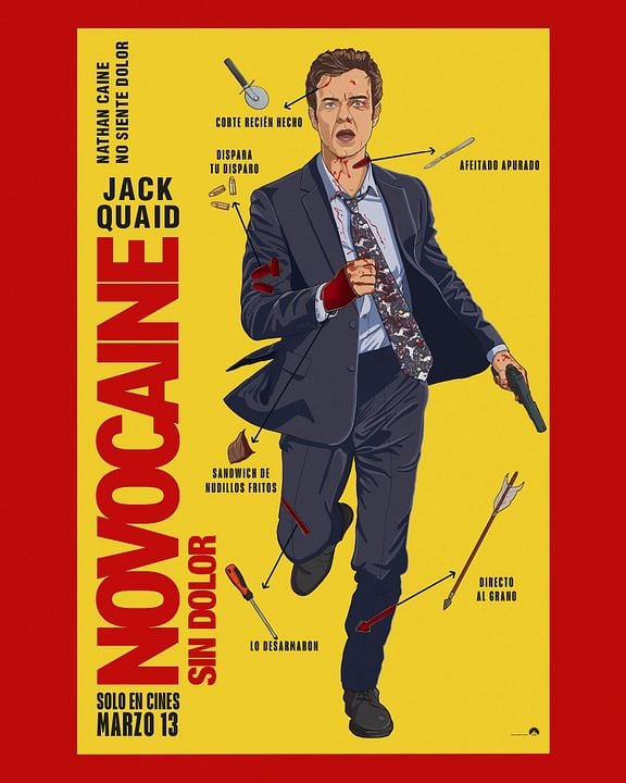 Novocaine: Sin Dolor : Póster