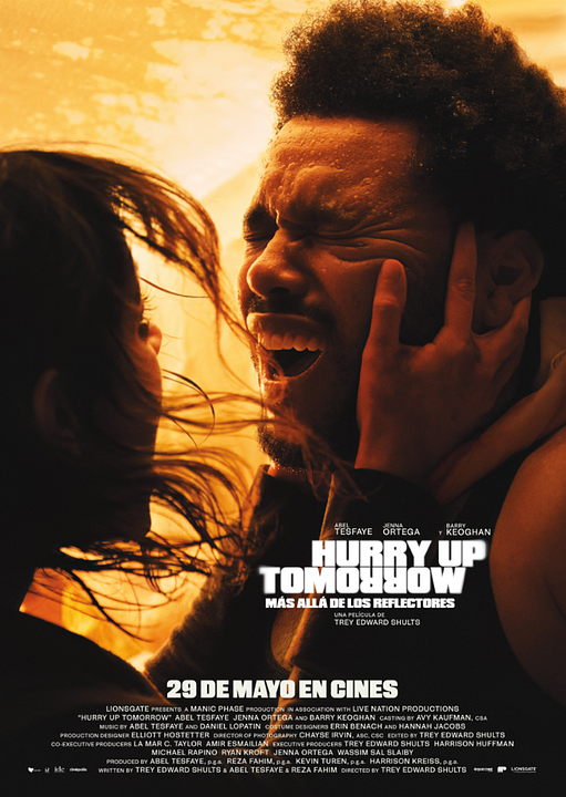 HURRY UP TOMORROW: Más allá de los Reflectores : Póster