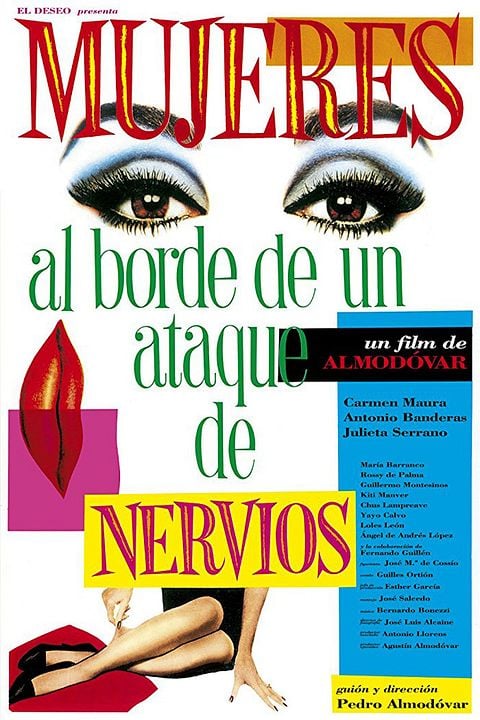 Mujeres al borde de un ataque de nervios : Póster