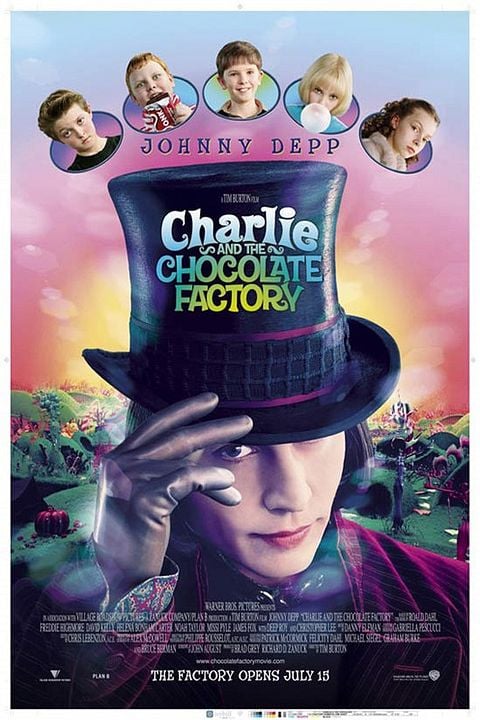 Charlie y la fábrica de chocolate : Póster