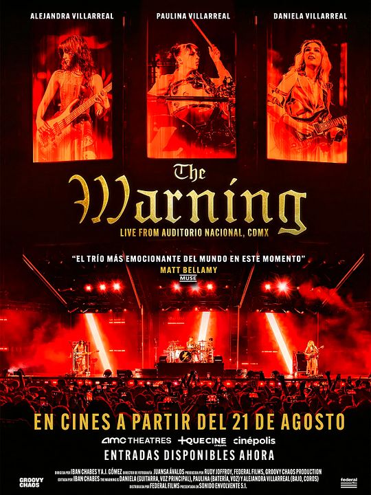 The Warning Live from Auditorio Nacional, CDMX : Póster