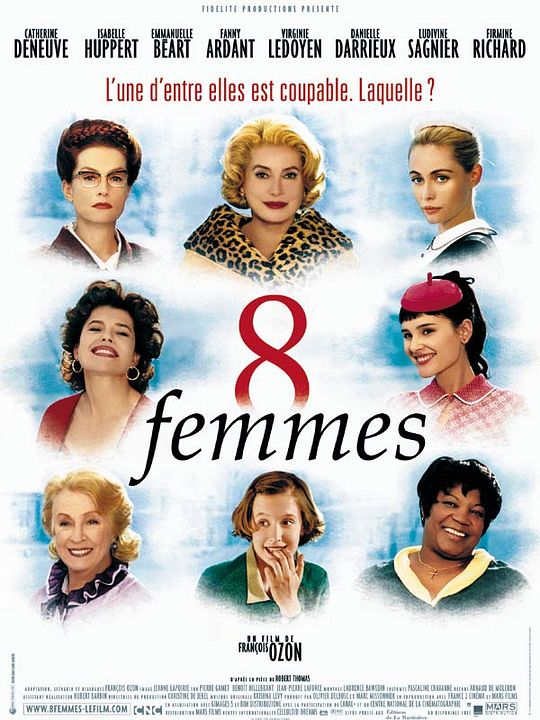 8 femmes : Póster