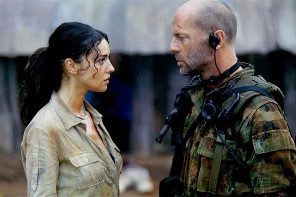 Lágrimas del Sol : Foto Monica Bellucci, Bruce Willis