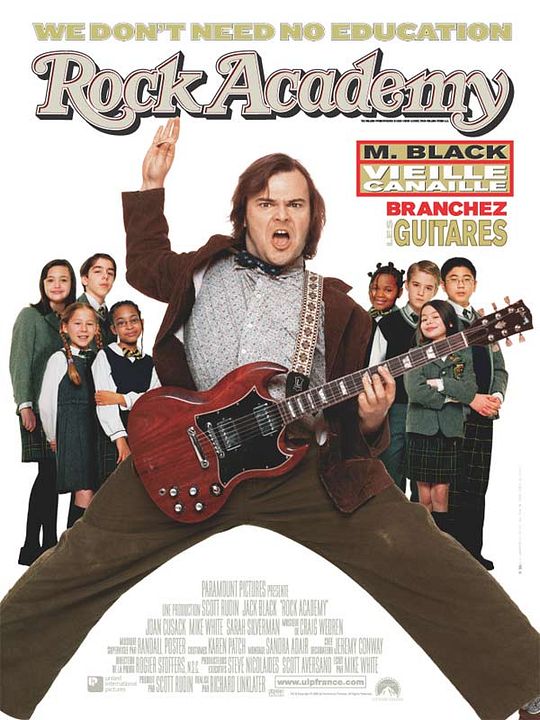 Escuela de rock : Póster
