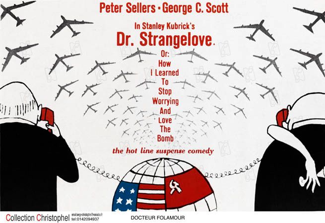 Dr. Insólito o cómo aprendí a no preocuparme y amar la bomba : Foto Stanley Kubrick