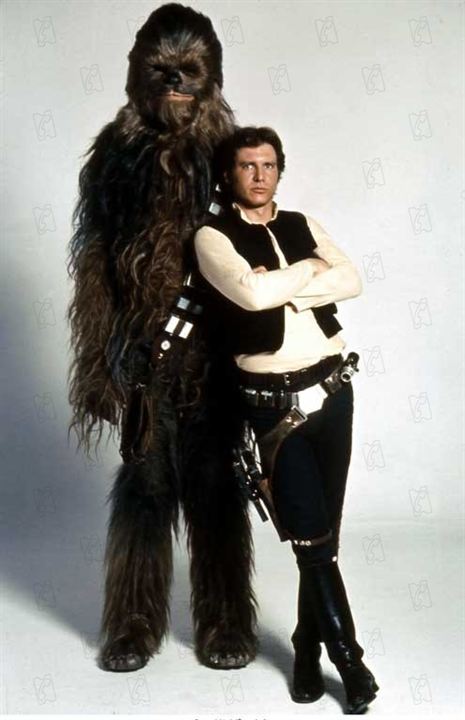Star Wars: Episodio IV - Una nueva esperanza : Foto Peter Mayhew, Harrison Ford, George Lucas