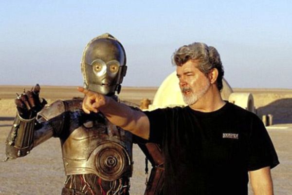 Star Wars: Episodio II - El ataque de los clones : Foto George Lucas, Anthony Daniels
