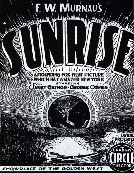 Amanecer : Póster F.W. Murnau