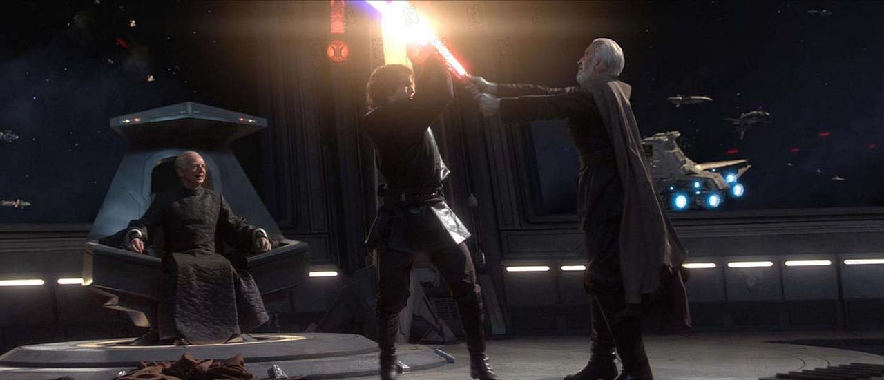 Star Wars: Episodio III - La venganza de los Sith : Foto Christopher Lee, Ian McDiarmid, Hayden Christensen