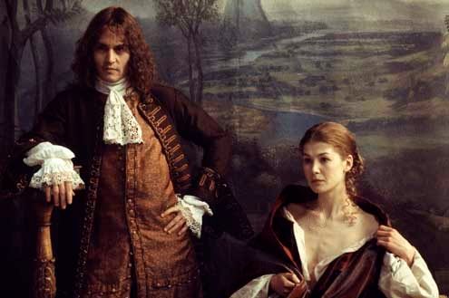 Foto Johnny Depp, Rosamund Pike