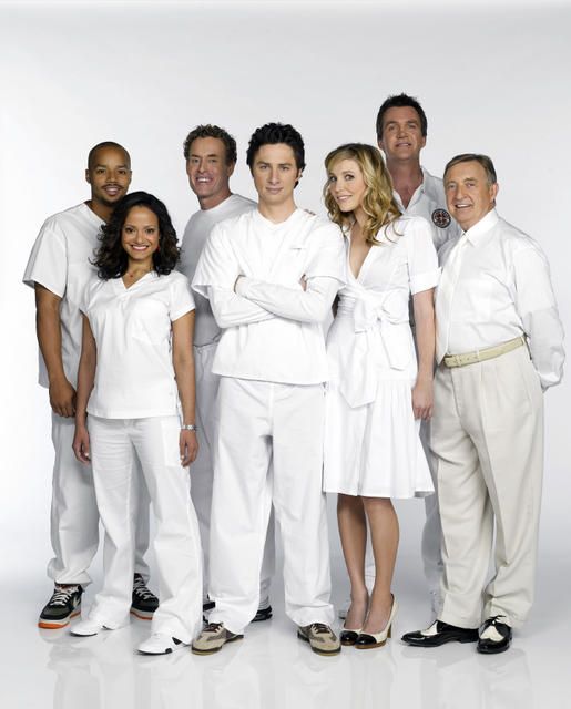 Foto Sarah Chalke, Zach Braff