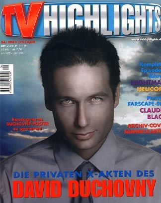 Cobertura de revista David Duchovny