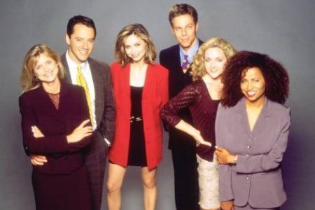 Foto Gil Bellows, Calista Flockhart, Greg Germann