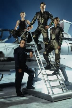 Foto Jamie Bamber, Katee Sackhoff, Edward James Olmos