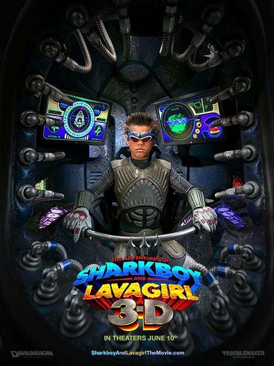 Las aventuras de Sharkboy y Lavagirl en 3-D : Póster